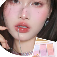 Load image into Gallery viewer, 3 in 1 Highlight Gradient Vitality Blush Peach Red Pearl Stage Rouge Powder Waterproof Sweat-proof Blusher Face Makeup Women Cosmetics
