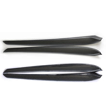 Load image into Gallery viewer, 2Pcs Carbon Fibre Car Door Decoration Internal Trim ABS Cover Accessories Dashboard For Tesla Model 3 2023 Model Y 2022
