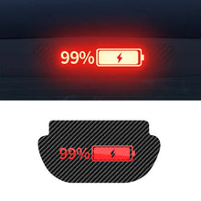 Load image into Gallery viewer, Car High Mounted Brake Lamp Car Brake Projection Board PVC Soft Decal Top Tail Light Emblem Stickers For Tesla Model Y

