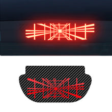 Load image into Gallery viewer, Car High Mounted Brake Lamp Car Brake Projection Board PVC Soft Decal Top Tail Light Emblem Stickers For Tesla Model Y
