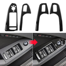 Load image into Gallery viewer, 4Pcs Carbon Fiber Car Door Window Lift Panel Button Frame Trim Sticker For Audi A4 A5 2013 - 2016
