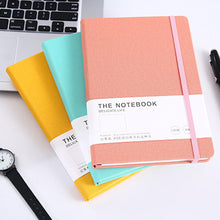 Load image into Gallery viewer, A5 Cloth Texture Notebooks Journals Kawaii Notepad Diary Weekly Planner Writing Paper For Students Stationery School Office Supplies
