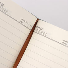 Load image into Gallery viewer, A6 Soft Notebook PU Leather Planner Agenda Week Planner Travelers Notebook Writing Paper For Students Office School Supplies Notepad
