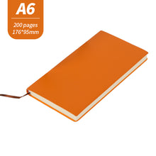 Load image into Gallery viewer, A6 Soft Notebook PU Leather Planner Agenda Week Planner Travelers Notebook Writing Paper For Students Office School Supplies Notepad
