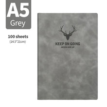 Load image into Gallery viewer, A5 Soft Notebook Imitation Sheepskin Leather Planner Agenda Week Planner Writing Paper For Students Office School Supplies Notepad
