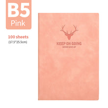 Load image into Gallery viewer, B5 Soft Notebook Imitation Sheepskin Leather Planner Agenda Week Planner Writing Paper For Students Office School Supplies Notepad
