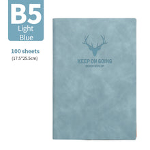 Load image into Gallery viewer, B5 Soft Notebook Imitation Sheepskin Leather Planner Agenda Week Planner Writing Paper For Students Office School Supplies Notepad
