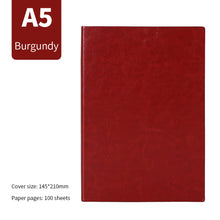 Load image into Gallery viewer, A5 Soft Notebook PU Leather Planner Agenda Week Planner Travelers Notebook Writing Paper For Students Office School Supplies Notepad
