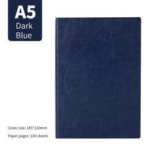 Load image into Gallery viewer, A5 Soft Notebook PU Leather Planner Agenda Week Planner Travelers Notebook Writing Paper For Students Office School Supplies Notepad
