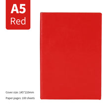 Load image into Gallery viewer, A5 Soft Notebook PU Leather Planner Agenda Week Planner Travelers Notebook Writing Paper For Students Office School Supplies Notepad

