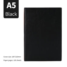 Load image into Gallery viewer, A5 Soft Notebook PU Leather Planner Agenda Week Planner Travelers Notebook Writing Paper For Students Office School Supplies Notepad
