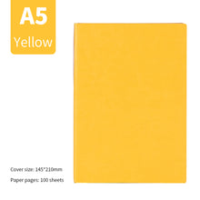 Load image into Gallery viewer, A5 Soft Notebook PU Leather Planner Agenda Week Planner Travelers Notebook Writing Paper For Students Office School Supplies Notepad
