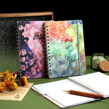 Load image into Gallery viewer, 2024 A5 English Planner Notebook Diary Weekly Planner Agenda Goal Habit Schedules Journal Notebooks Stationery Office School Supplies
