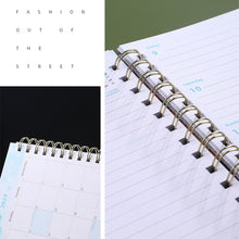 Load image into Gallery viewer, 2024 A5 English Planner Notebook Diary Weekly Planner Agenda Goal Habit Schedules Journal Notebooks Stationery Office School Supplies
