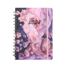 Load image into Gallery viewer, 2024 A5 English Planner Notebook Diary Weekly Planner Agenda Goal Habit Schedules Journal Notebooks Stationery Office School Supplies
