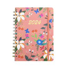 Load image into Gallery viewer, 2024 A5 English Planner Notebook Diary Weekly Planner Agenda Goal Habit Schedules Journal Notebooks Stationery Office School Supplies
