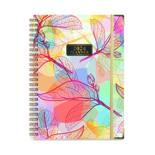 Load image into Gallery viewer, 2024 A5 English Planner Notebook Diary Weekly Planner Agenda Goal Habit Schedules Journal Notebooks Stationery Office School Supplies
