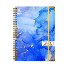 Load image into Gallery viewer, 2024 A5 English Planner Notebook Diary Weekly Planner Agenda Goal Habit Schedules Journal Notebooks Stationery Office School Supplies

