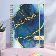 Load image into Gallery viewer, 2024 A5 English Planner Notebook Diary Weekly Planner Agenda Goal Habit Schedules Journal Notebooks Stationery Office School Supplies
