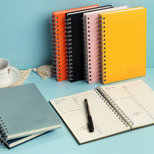 Load image into Gallery viewer, A5 English Planner Notebook Diary Weekly Planner Agenda Goal Habit Schedules Journal Notebooks Stationery Office School Supplies
