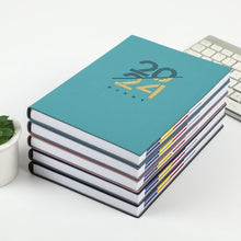 Load image into Gallery viewer, 2024 A5 Notebook Agenda Planner in EN &amp; SP Cuadernos 365 To Do List Diary Monthly Planner Notepads Office Accessories
