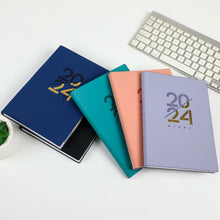 Load image into Gallery viewer, 2024 A5 Notebook Agenda Planner in EN &amp; SP Cuadernos 365 To Do List Diary Monthly Planner Notepads Office Accessories
