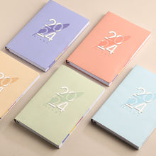 Load image into Gallery viewer, 2024 A5 Notebook Agenda Planner in EN &amp; SP Cuadernos 365 To Do List Diary Monthly Planner Notepads Office Accessories
