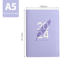 Load image into Gallery viewer, 2024 A5 Notebook Agenda Planner in EN &amp; SP Cuadernos 365 To Do List Diary Monthly Planner Notepads Office Accessories
