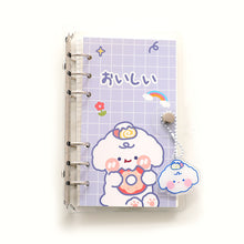 Load image into Gallery viewer, Korean Kawaii Journal Notebook Loose-leaf Binder Bear Planner For Students Office School Supplies Notepad Stationery
