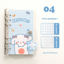 Load image into Gallery viewer, Korean Kawaii Journal Notebook Loose-leaf Binder Bear Planner For Students Office School Supplies Notepad Stationery
