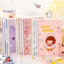 Load image into Gallery viewer, A5 Spiral Coil Paper Notebook Cute Landscape Flower Coil Book Student Notebook Notepad Kawaii Portable Diary Notebook Journals
