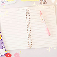 Load image into Gallery viewer, A5 Spiral Coil Paper Notebook Cute Landscape Flower Coil Book Student Notebook Notepad Kawaii Portable Diary Notebook Journals
