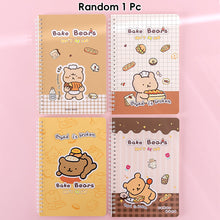 Load image into Gallery viewer, A5 Spiral Coil Paper Notebook Cute Landscape Flower Coil Book Student Notebook Notepad Kawaii Portable Diary Notebook Journals
