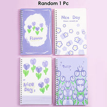Load image into Gallery viewer, A5 Spiral Coil Paper Notebook Cute Landscape Flower Coil Book Student Notebook Notepad Kawaii Portable Diary Notebook Journals
