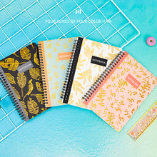 Load image into Gallery viewer, A5 Spiral Coil Paper Notebook Fresh Leaves Coil Book Student Notebook Notepad Kawaii Portable Diary Notebook Journals
