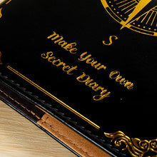 Load image into Gallery viewer, Password Notes Diary Book with Lock Simple Art Retro Girls Private Retro PUP Leather Face Secret Diary for Girls Boys
