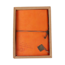 Load image into Gallery viewer, A6 PU Leather Kraft Paper Cover Diary Notebook Vintage Cover Traveler Album For Students Office School Supplies
