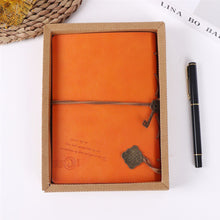 Load image into Gallery viewer, A6 PU Leather Kraft Paper Cover Diary Notebook Vintage Cover Traveler Album For Students Office School Supplies
