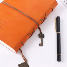 Load image into Gallery viewer, A6 PU Leather Kraft Paper Cover Diary Notebook Vintage Cover Traveler Album For Students Office School Supplies

