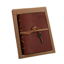Load image into Gallery viewer, A6 PU Leather Kraft Paper Cover Diary Notebook Vintage Cover Traveler Album For Students Office School Supplies
