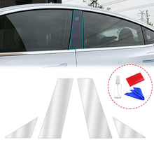 Load image into Gallery viewer, 4Pcs Automobile Protective Film B-pillar Scratch Proof Car TPU A-pillar Film Retrofitting Accessories For Tesla Model 3 Model Y
