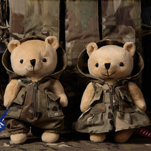 Load image into Gallery viewer, Cute Tactical Bear Flannel Doll Army Fan Backpack Pendant Outdoor Camping Hiking Backpack Accessories Portable Detachable Toys
