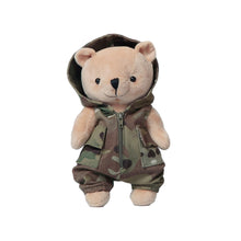 Load image into Gallery viewer, Cute Tactical Bear Flannel Doll Army Fan Backpack Pendant Outdoor Camping Hiking Backpack Accessories Portable Detachable Toys
