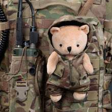 Load image into Gallery viewer, Cute Tactical Bear Flannel Doll Army Fan Backpack Pendant Outdoor Camping Hiking Backpack Accessories Portable Detachable Toys
