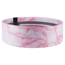 Load image into Gallery viewer, 76*8CM Marbled Yoga Fitness Weight Loss Squat Butt Stretch Band Strength Training Stretch Shaping Cotton Resistance Band

