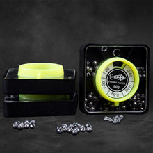 Load image into Gallery viewer, 1 Box Portable Open Bite Lead Set Multi-Gauge Bare Round Open Bite Lead Raft Fishing Lead Rock Fishing Lead Drop Accessories Fishing Supplies- About 80PCS/60G
