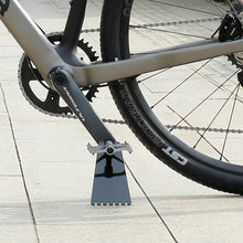 Load image into Gallery viewer, 1PC Portable Mountain Bike Transparent Display Stand Folding Bicycle Parking Bracket Adjustment Cleaning Repair Bike Kickstand Tools
