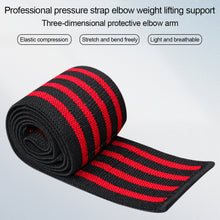 Load image into Gallery viewer, 1 Piece Professional Pressure Elbow Strap Fitness Lifting Protective Clothing Bench Press Power Elbow Winding Belt Exercise Equipment

