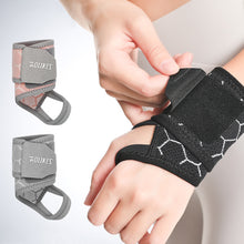 Load image into Gallery viewer, 1 Piece Wrap Pressure Sports Wrist Brace Outdoor Running Fitness Wrist Strap Sweat Absorbent Breathable Comfort Protective Wristband

