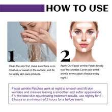 Load image into Gallery viewer, Facial Wrinkle Patches Lifting Tightening Facial Skin Improving Skin Sagging Reducing Fine Lines Facial Skin Care
